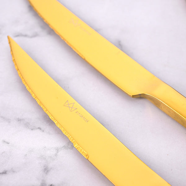 Radiant Gold Stainless Knife (Set of 2)
