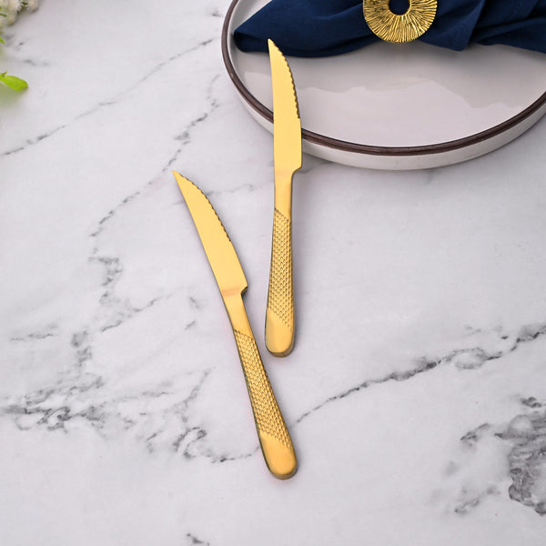 Radiant Gold Stainless Knife (Set of 2)