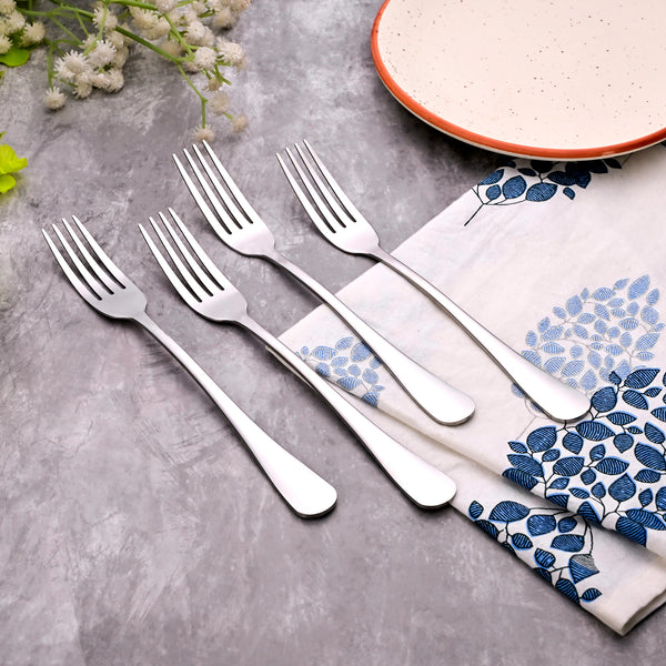 Snappy Silver Forks (Set of 4)