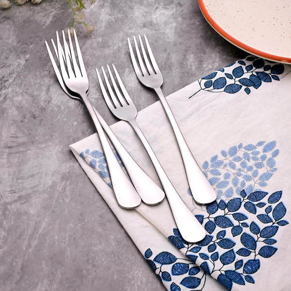 Snappy Silver Forks (Set of 4)