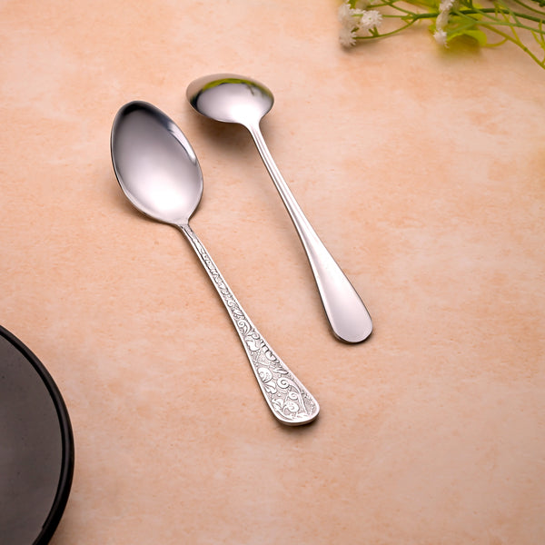 Silver Filigree Spoons (Set of 2)