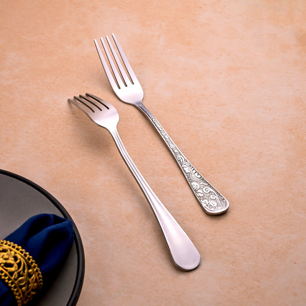 Lustre Bloom Silver Forks (Set of 2)