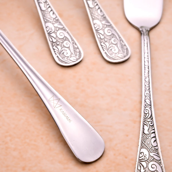 Silver Aura Dessert Forks (Set of 6)