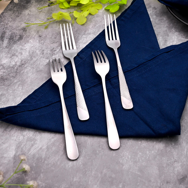 Elite Silver Forks (Set of 4)