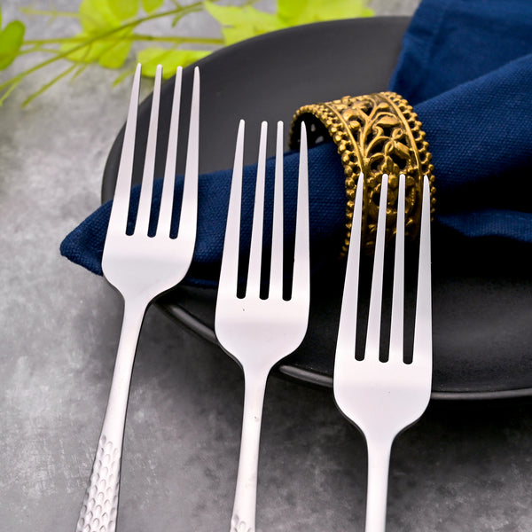 Elite Silver Forks (Set of 4)