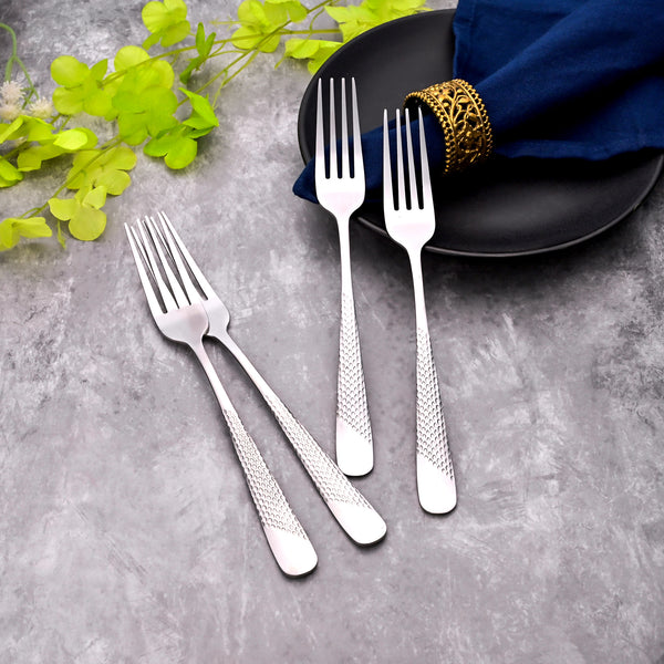 Elite Silver Forks (Set of 4)
