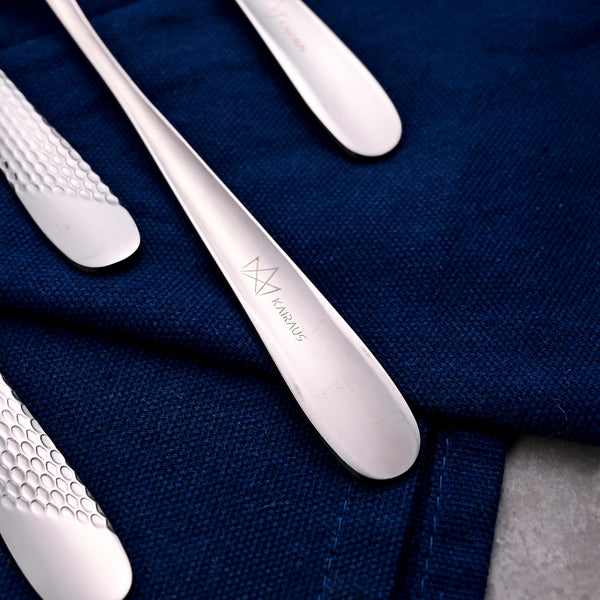 MiniGlow Silver Dessert Forks (Set of 4)