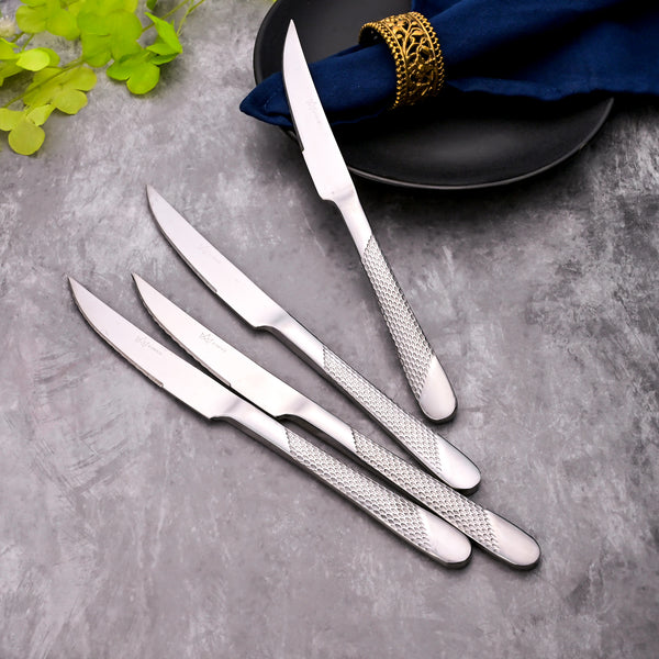Prime Silver Stainless Steel Knife (Set of 4)