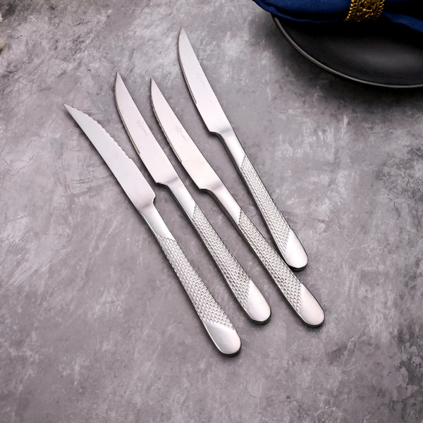 Prime Silver Stainless Steel Knife (Set of 4)