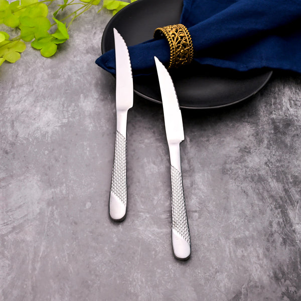 Prime Silver Stainless Steel Knife (Set of 2)