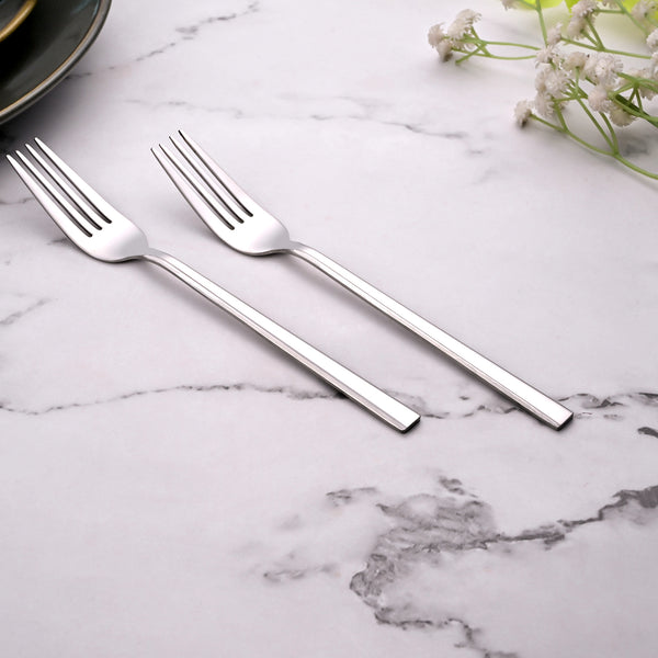 SmoothGrip Stainless Steel Forks (Set of 2)