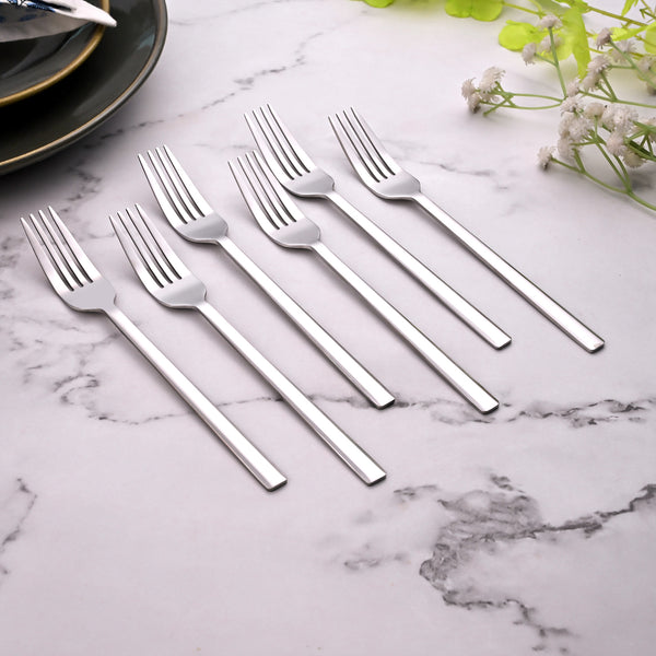 Silver Charm Mini Forks (Set of 6)
