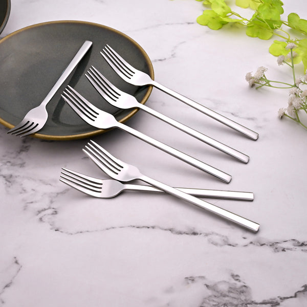 Silver Charm Mini Forks (Set of 6)