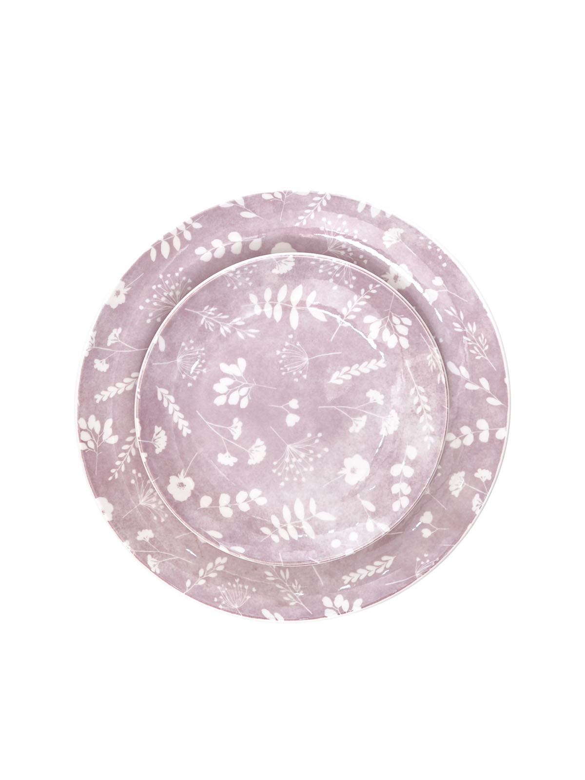 Dahlia premium porcelain plate set for dining

