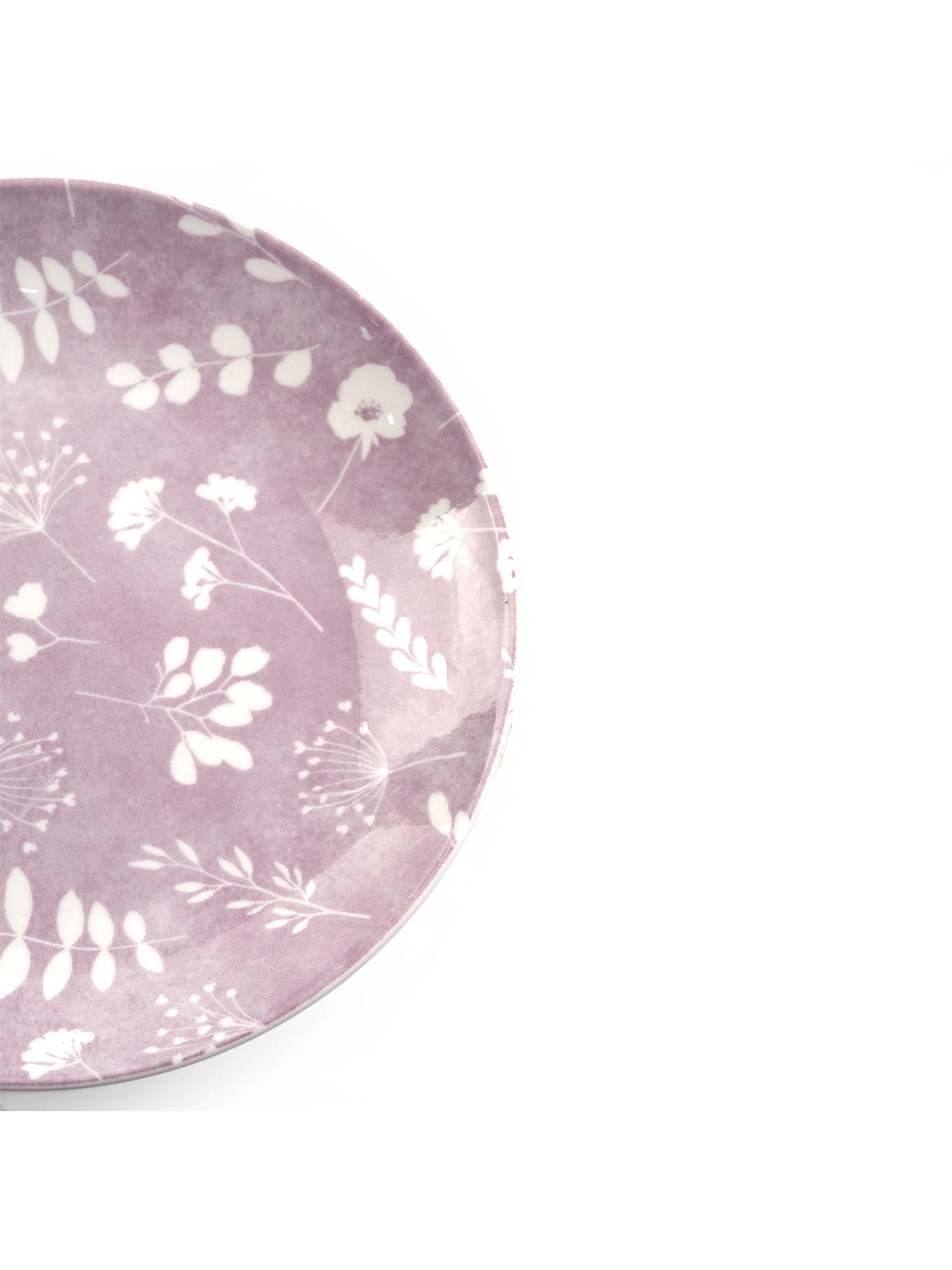 Dahlia porcelain side plates for snacks and appetizers
