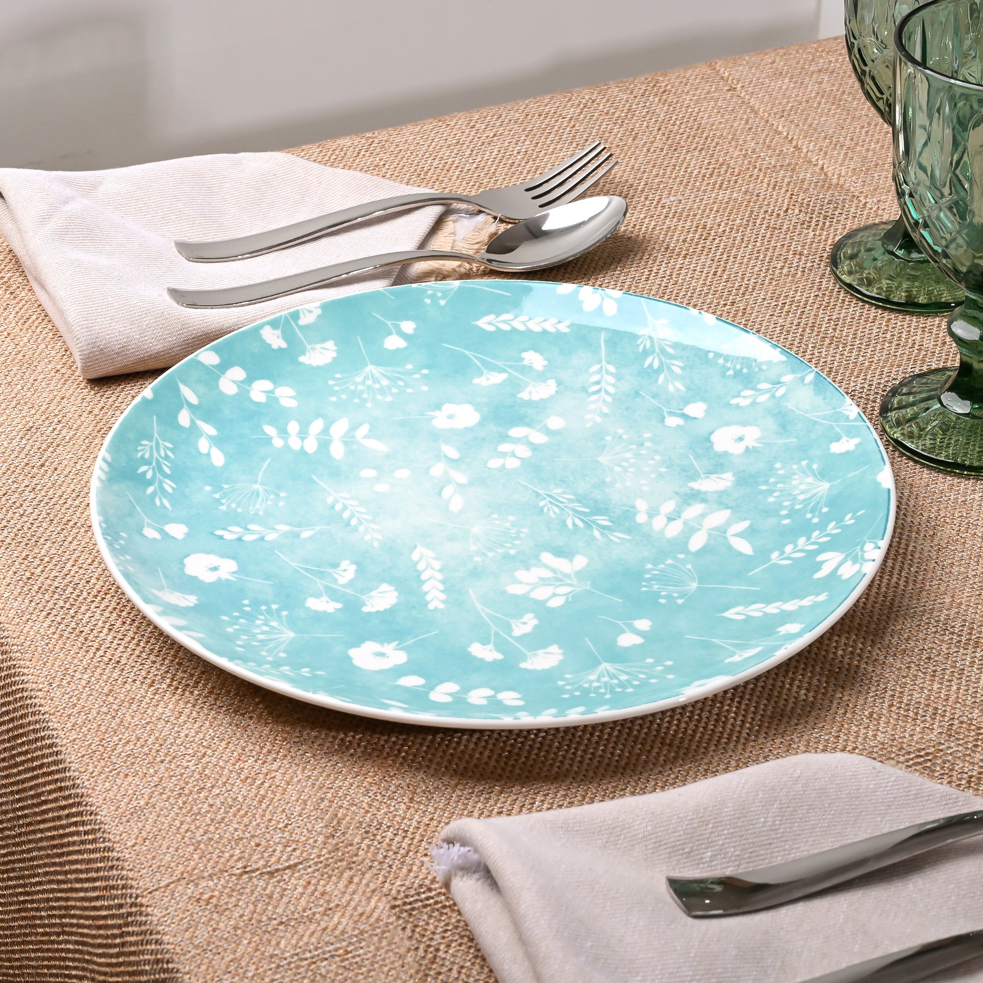 Darla porcelain dinner plates set of 2 for dining

