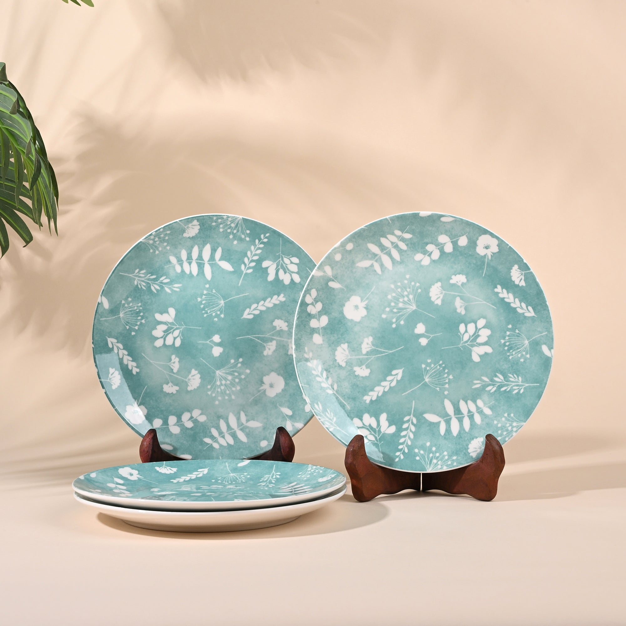 Darla porcelain quarter plates set of 4