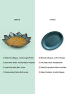 Dual Tone Flower Ceramic Platter