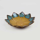 Dual color floral serving platter

