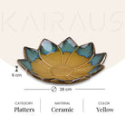 Elegant dual tone platter

