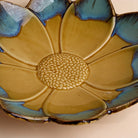 Floral decorative serving plate

