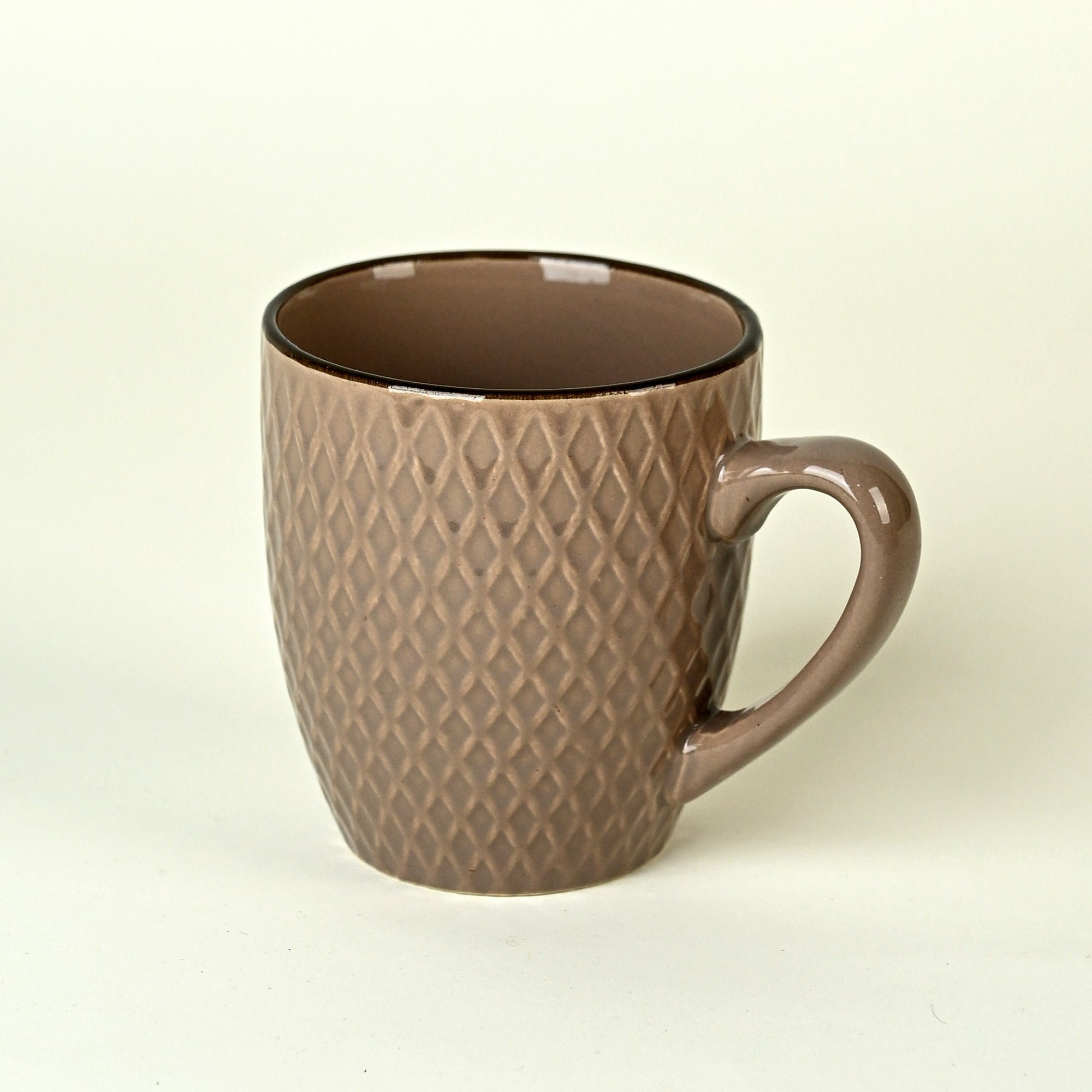 Earthy brown coffee mug set

