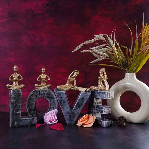 Elegant Love Sign idols for romantic home decor

