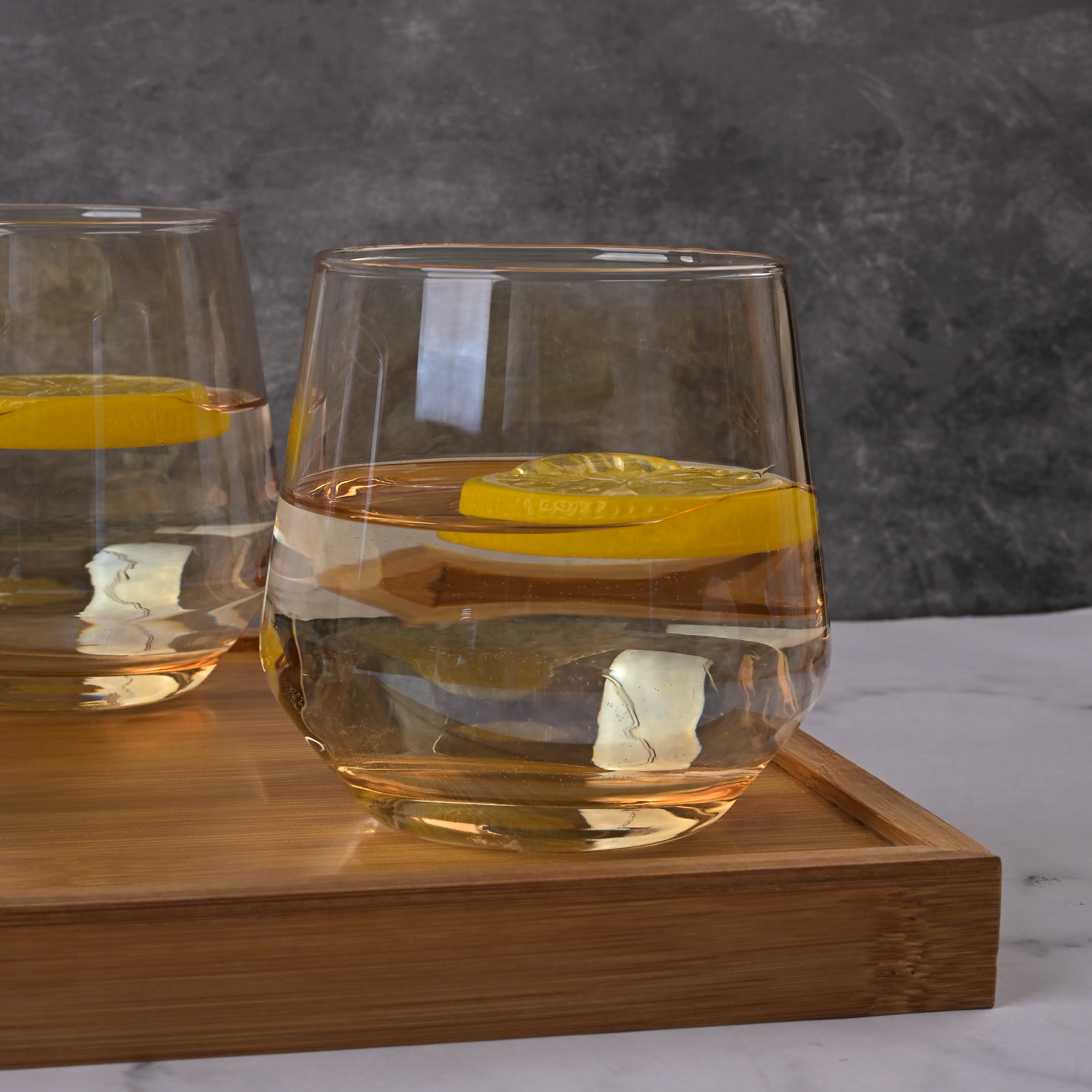 Set of two elegant Scotch glasses

