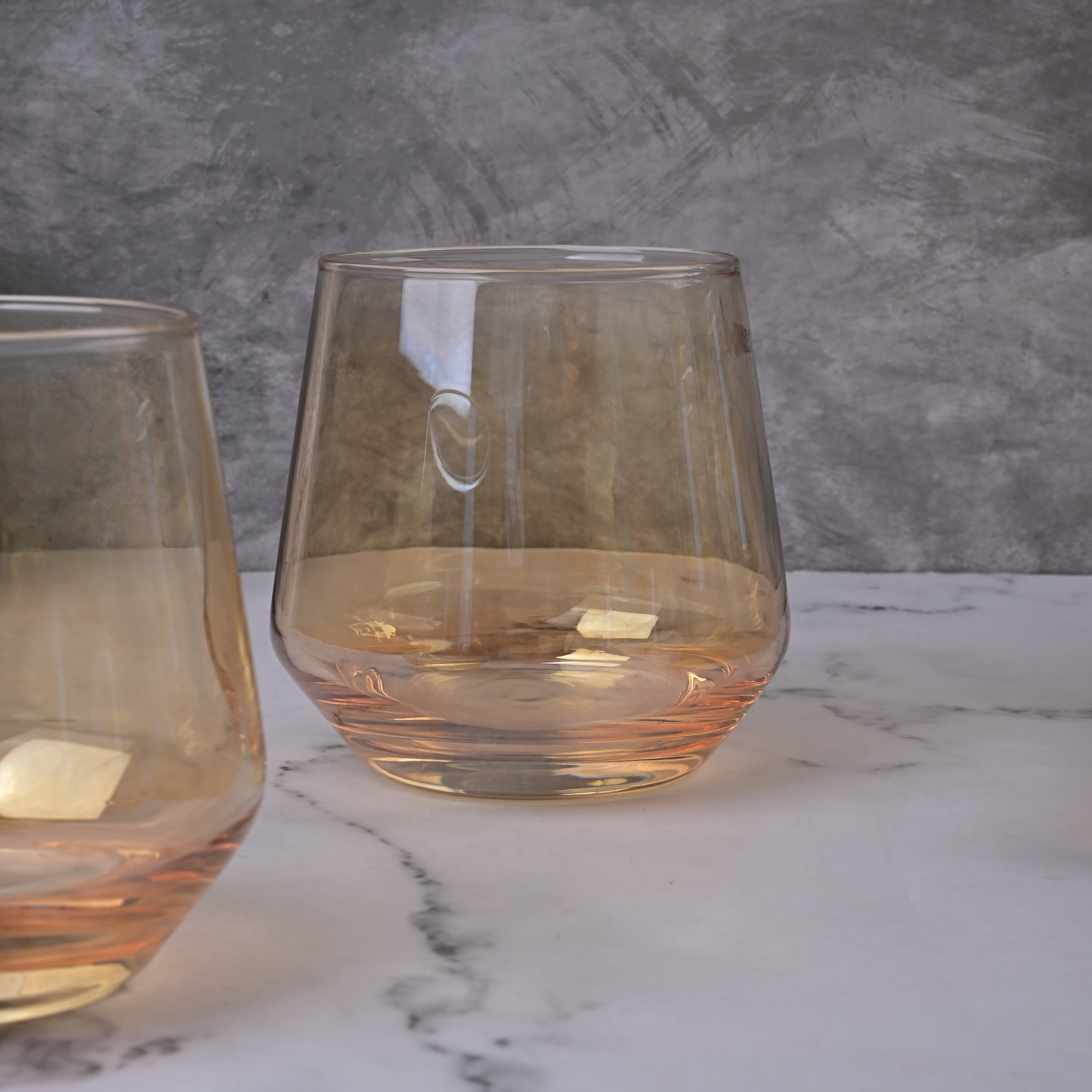 Close-up of elegant Scotch glass detailing

