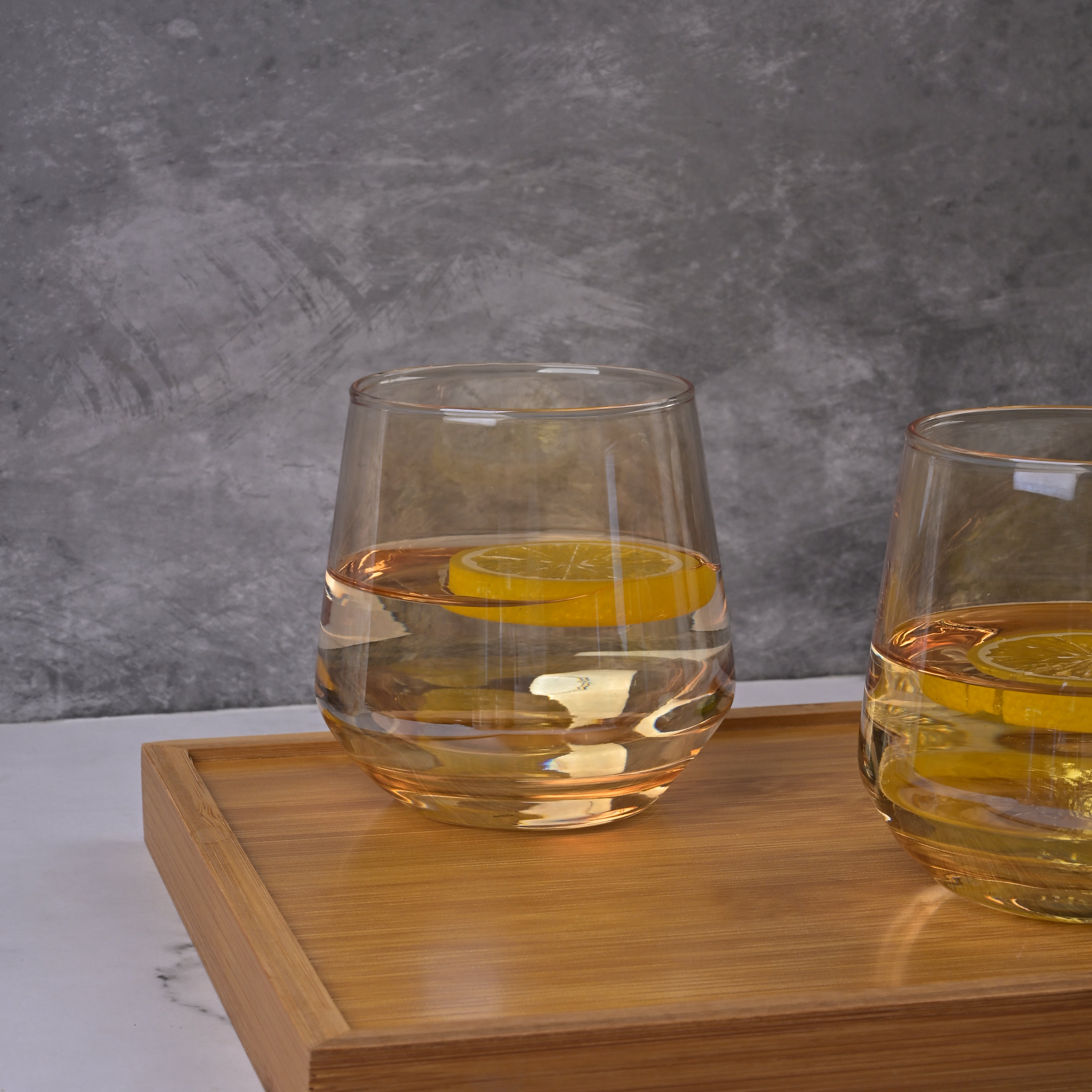 Elegant clear glass for serving Scotch whiskey

