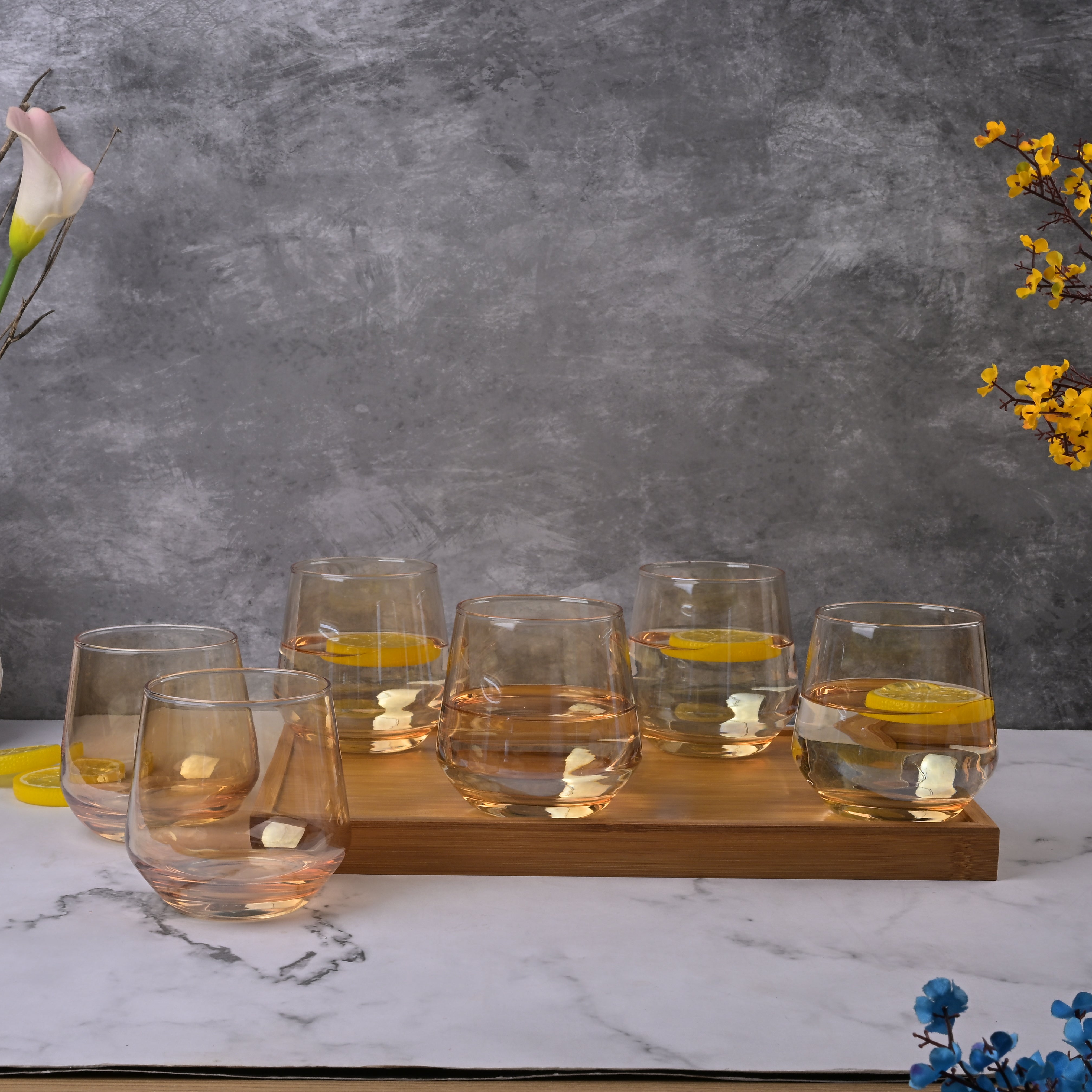 Elegant Scotch glass set of 6

