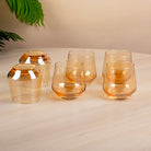 Elegant whiskey Scotch glass with clear finish

