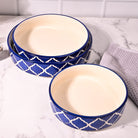 Elegant ceramic bowls for serving

