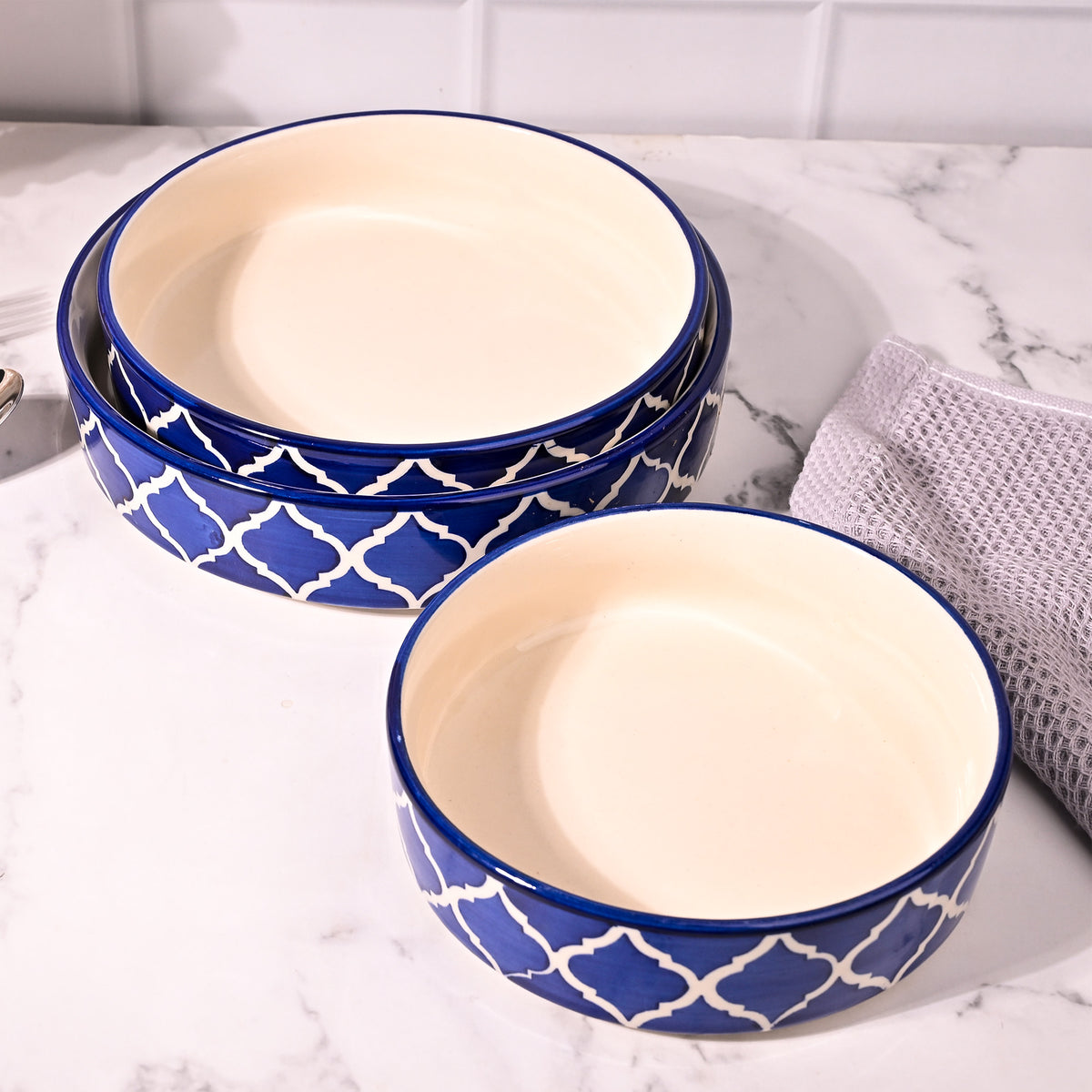 Elegant ceramic bowls for serving

