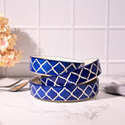 Decorative ceramic serving bowls set

