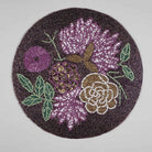 Handmade floral table mat for elegant table settings
