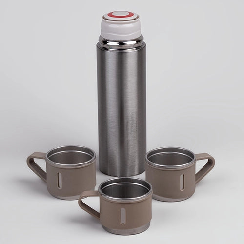 Luxury stainless steel vacuum flask set for home use