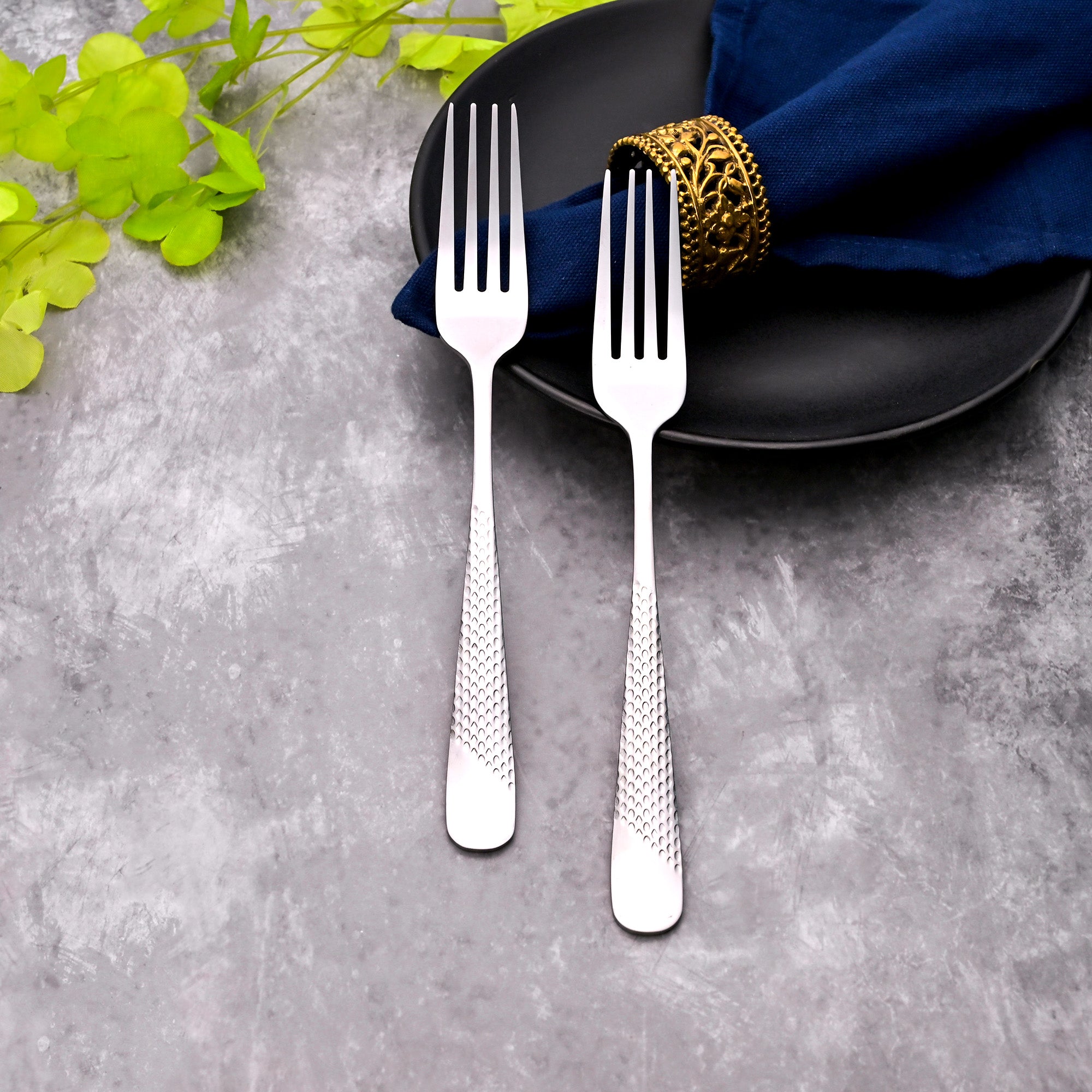 Elite Silver Stainless Steel Forks – Pack of 2

