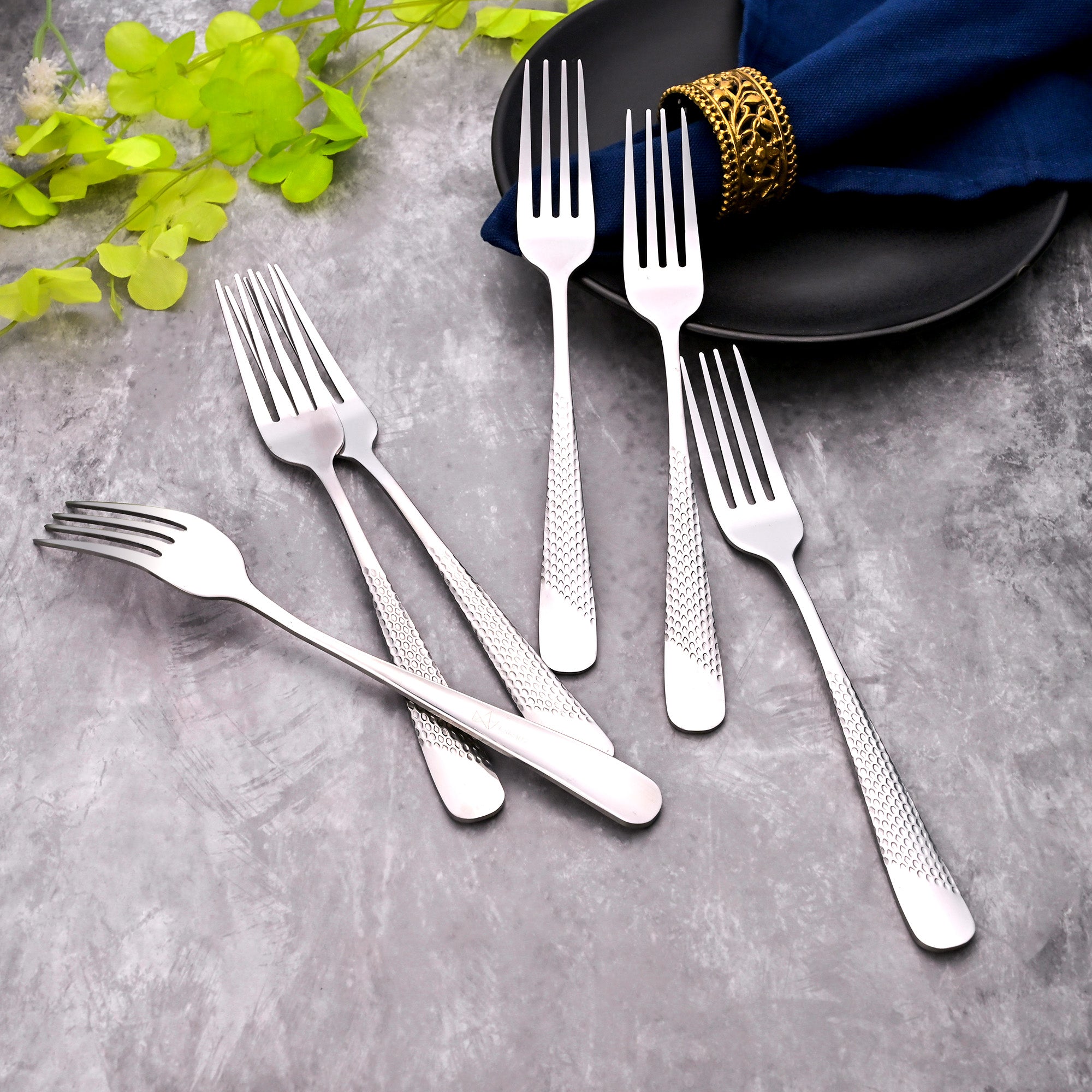 Elite Silver Stainless Steel Forks – Pack of 6

