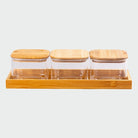 Premium glass storage jars for pantry organization
