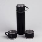 Premium elite stainless steel vacuum flask set for hot and cold beverages