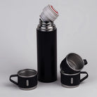 Elite stainless steel vacuum flask set with stylish design
