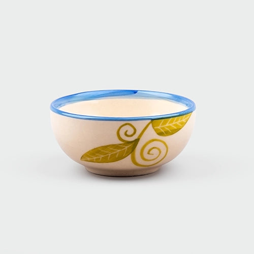 Exotic blue ceramic bowls for serving

