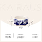 Small ceramic bowls for dips and sauces

