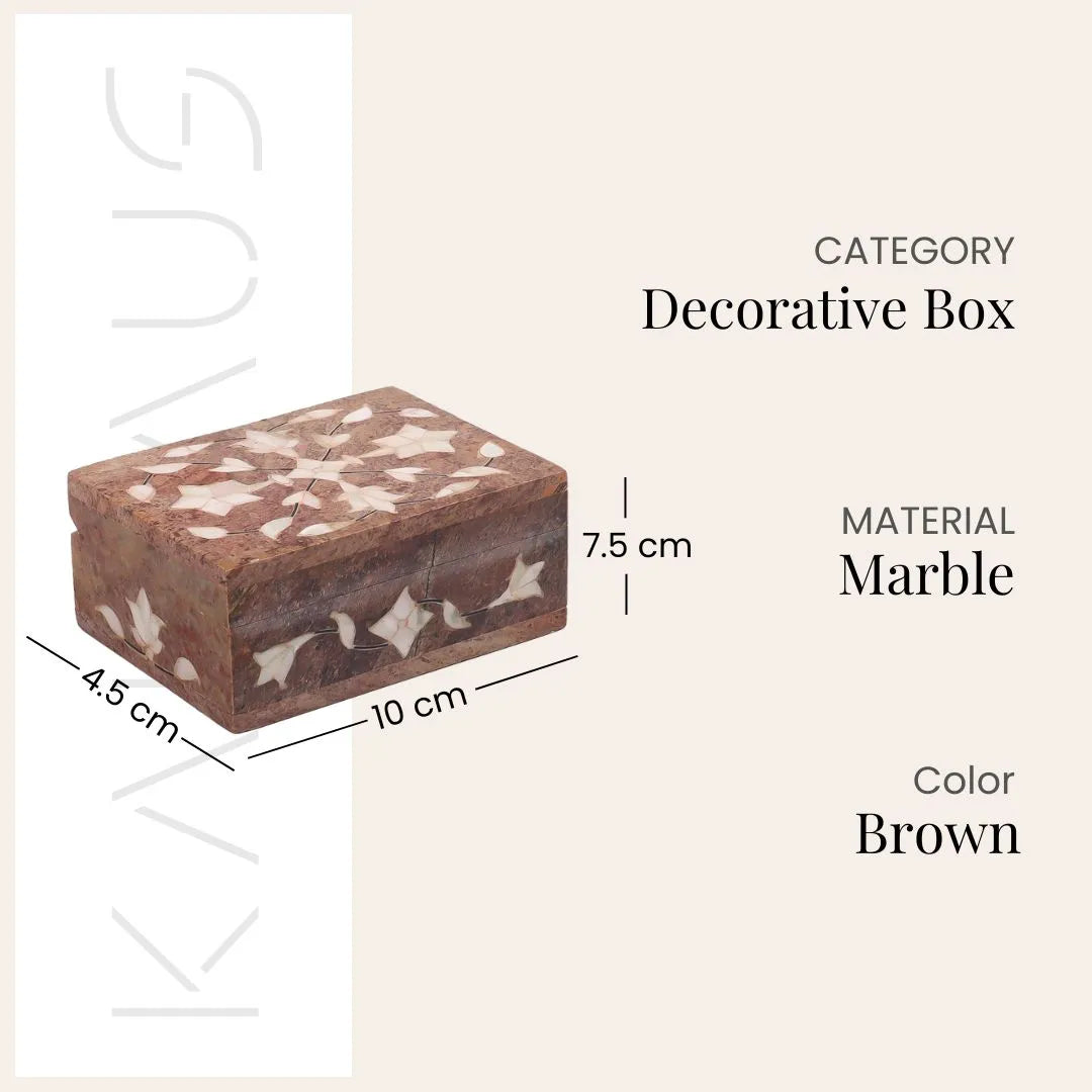 Premium mother of pearl keepsake box for jewelry storage

