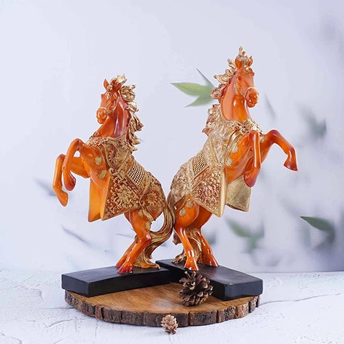 Feng Shui prosperity horse statue for home decor

