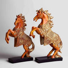 Majestic prosperity horse sculpture for home decoration

