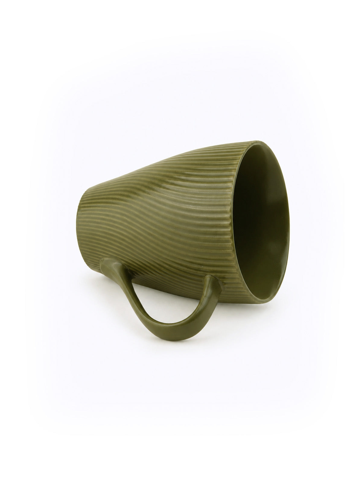 Two-piece New Bone China coffee mug set in Fern Green

