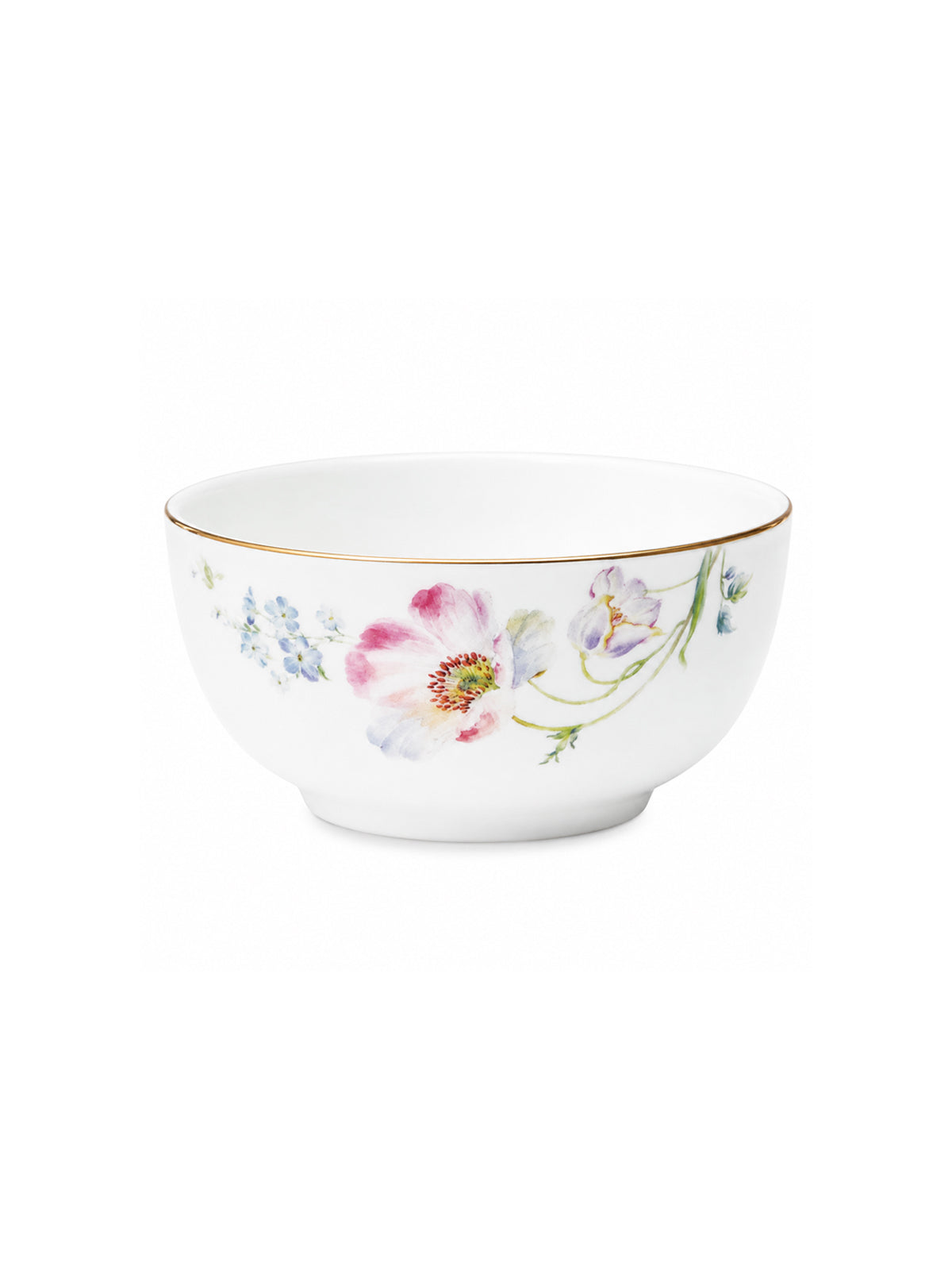 Floral Dream 24K gold dining bowl

