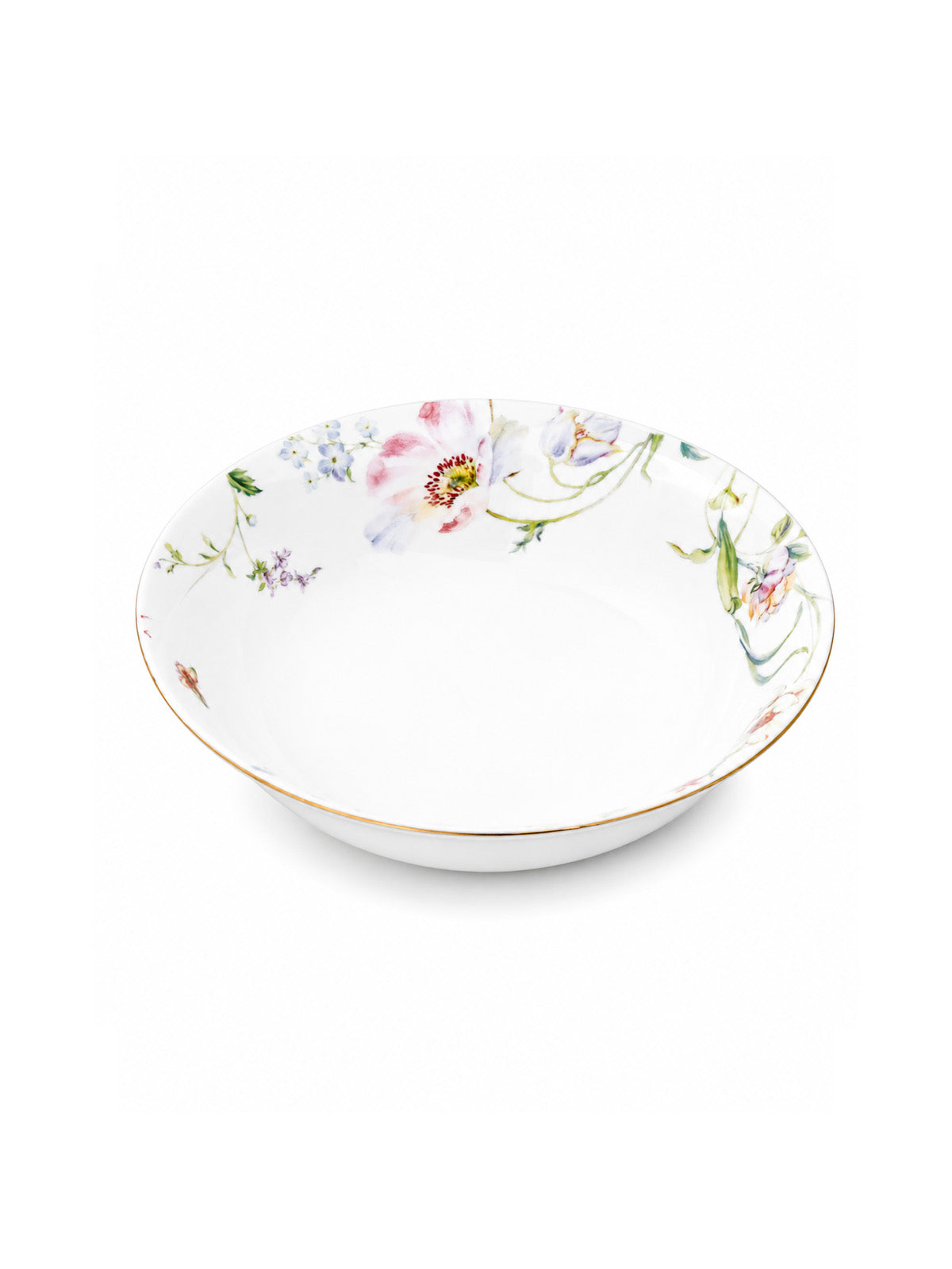 Floral Dream 24K gold serving bowl

